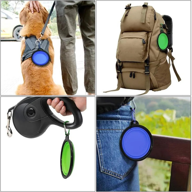 Portable Pet Travel Bowl Set