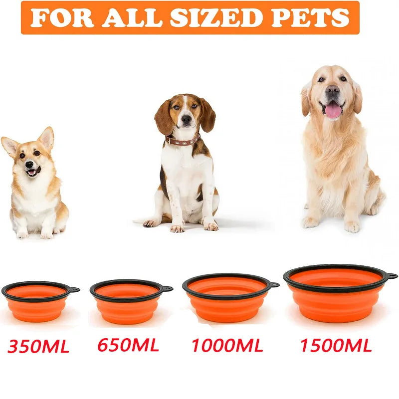 Portable Pet Travel Bowl Set