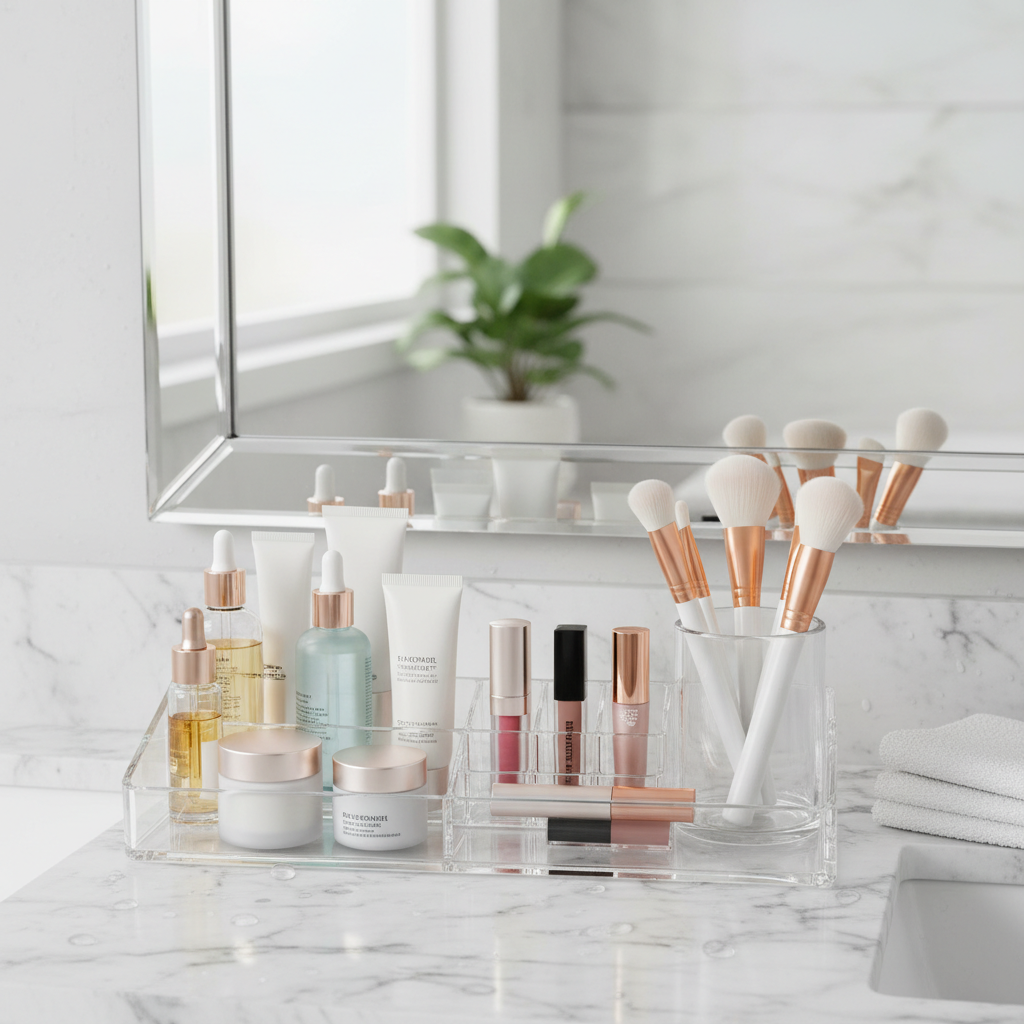 Acrylic Makeup & Skincare Organizer