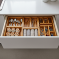Stackable Bamboo Drawer Organizer Set