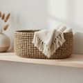 Woven Seagrass Storage Basket